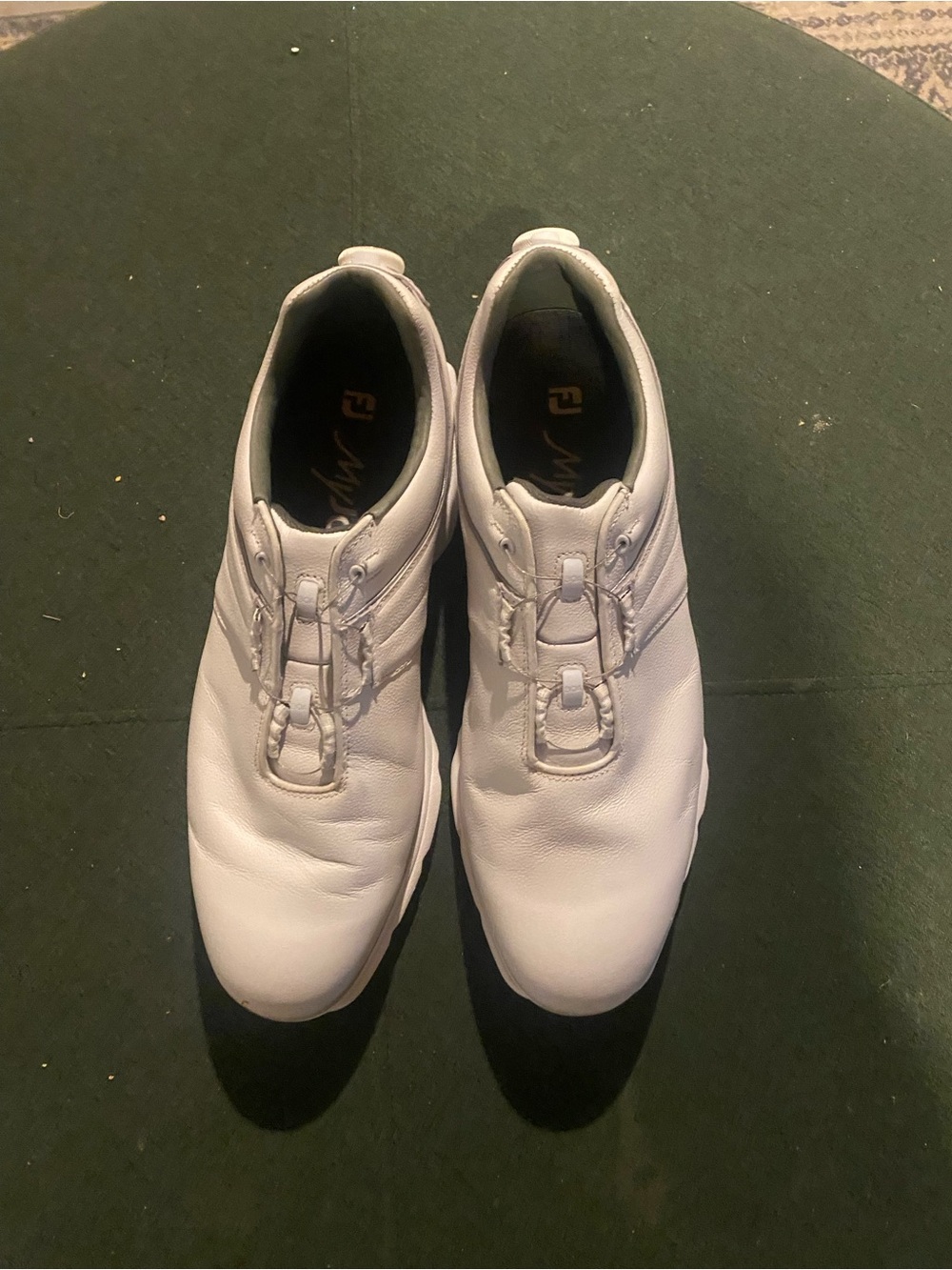 FootJoy White Men's Athletic Golf Shoes with BOA-Style Closure